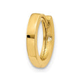 Single 14k Round Hinged Hoop Earring