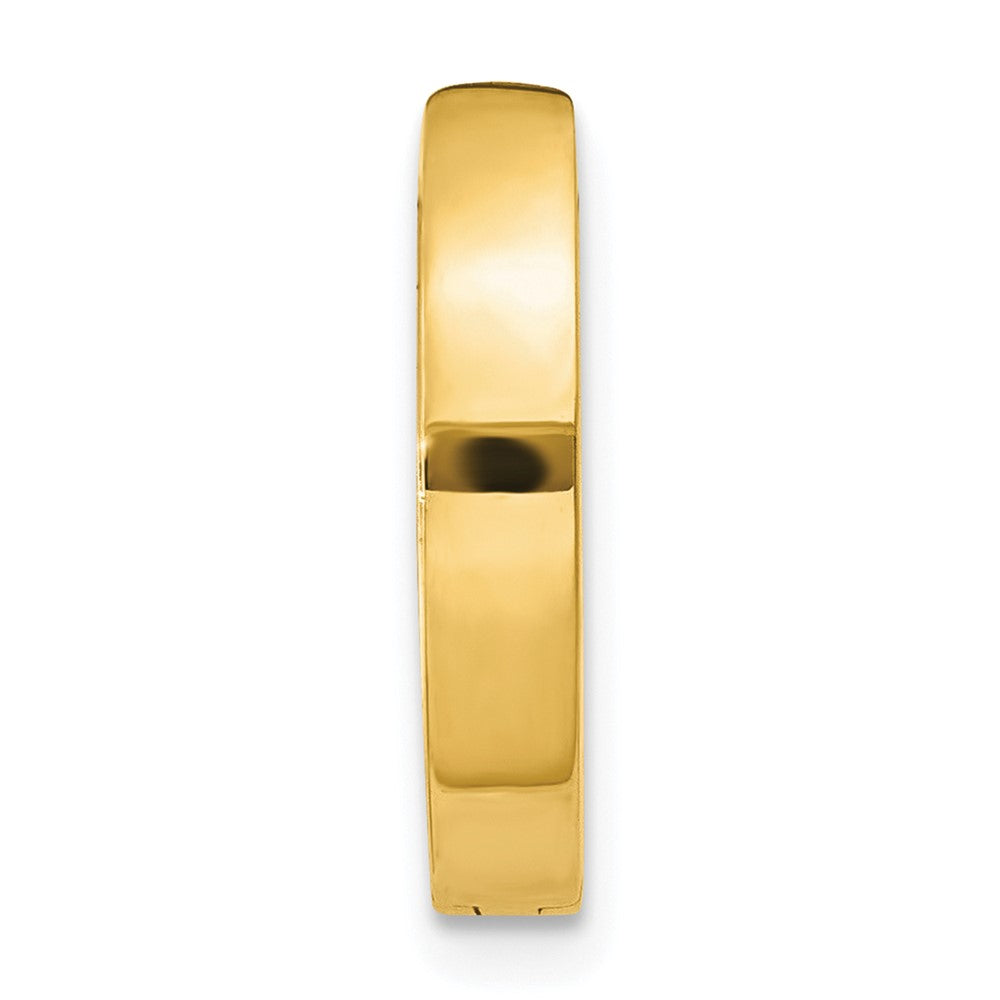Single 14k Round Hinged Hoop Earring