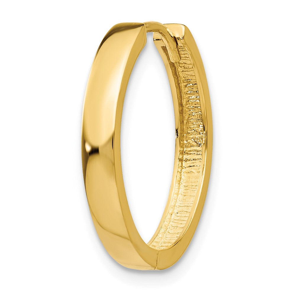 Single 14K Hinged Hoop Earring