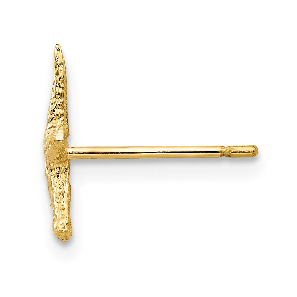 Single 14k Starfish Post Earring