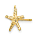 Single 14k Starfish Post Earring