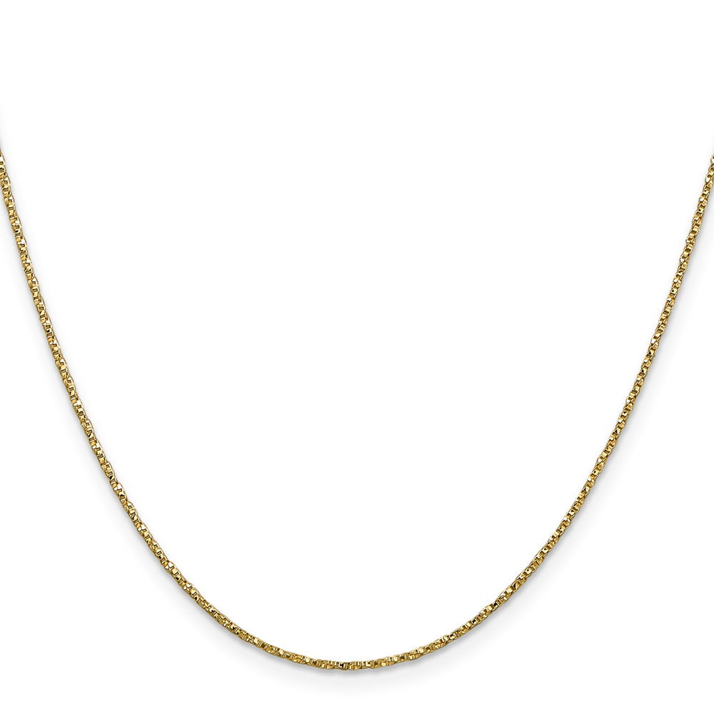 14k .95mm Twisted Box Chain