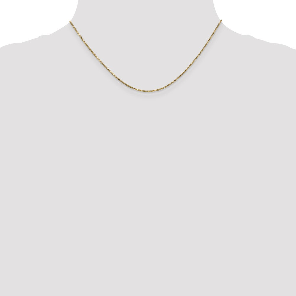 14k .95mm Twisted Box Chain