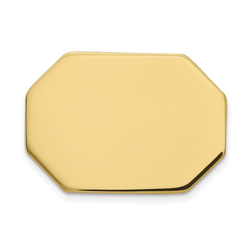 14K Men's Rectangular Octagon Tie Tac