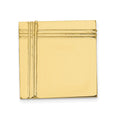 14k Men's Square with Line Design Tie Tac
