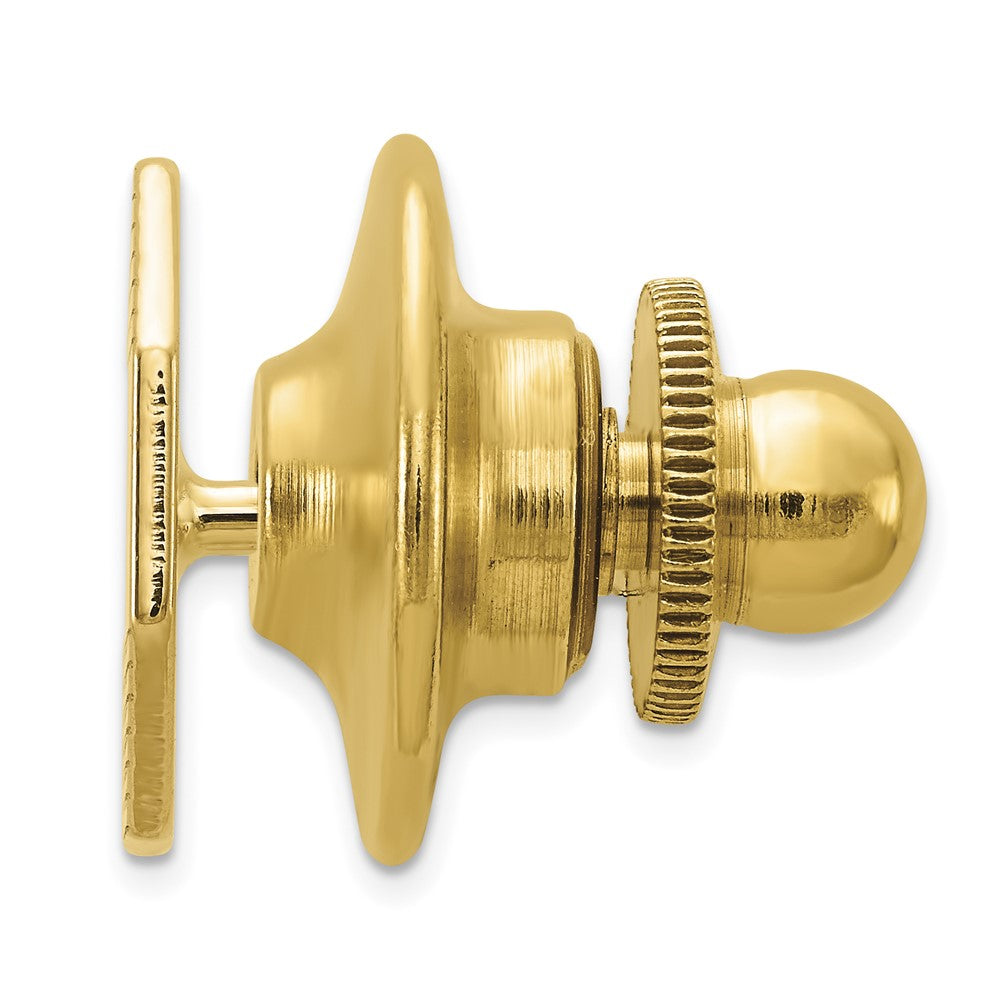 14k Men's Octagonal Grooved Tie Tac