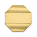 14k Men's Octagonal Grooved Tie Tac