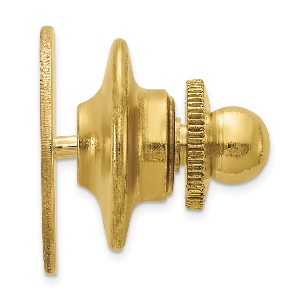 14k Men's Circular w/Line Design Tie Tac
