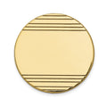 14k Men's Circular w/Line Design Tie Tac