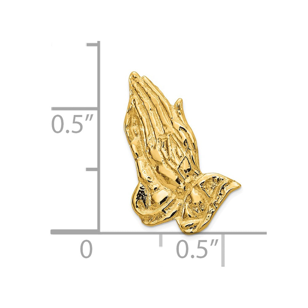 14k Praying Hands Tie Tac