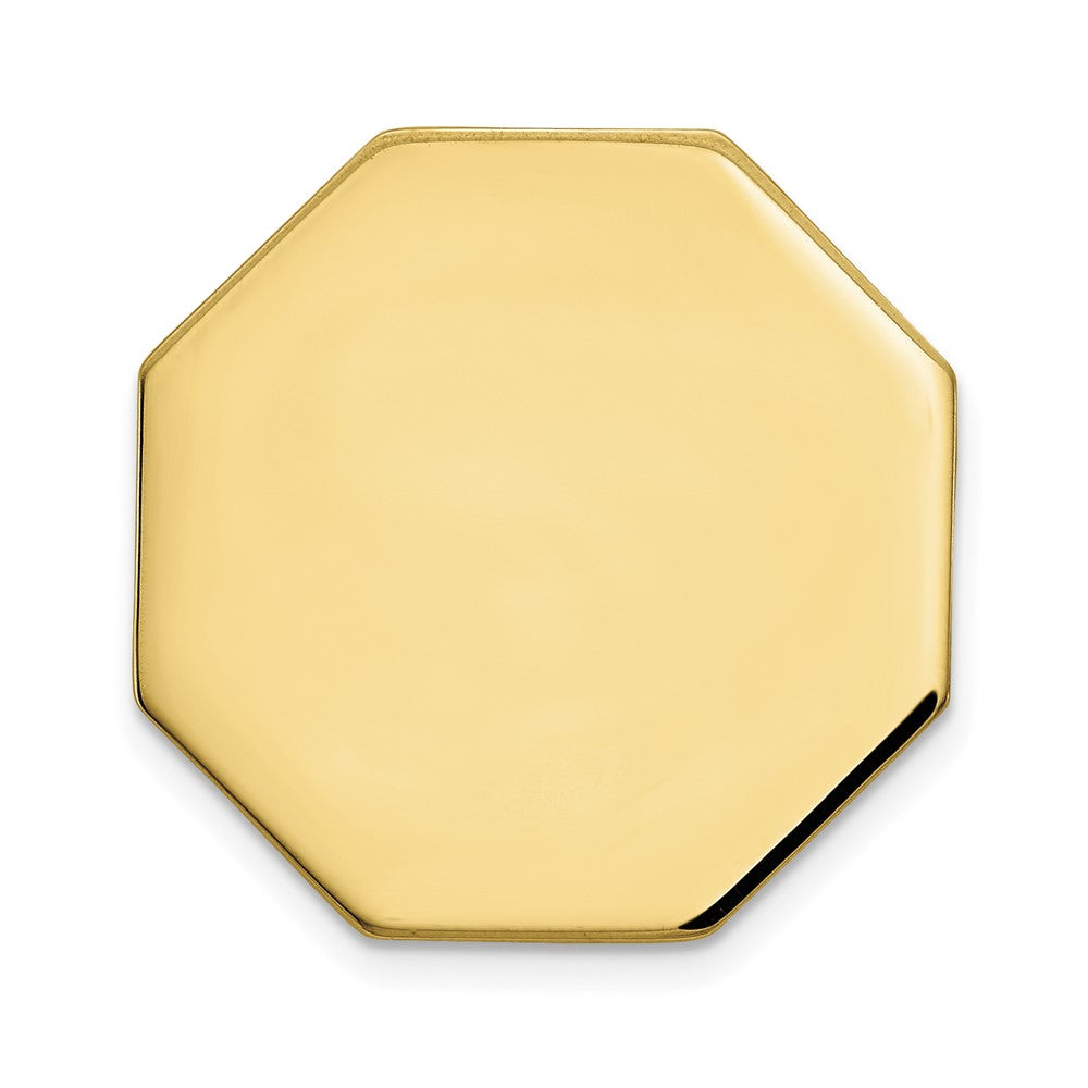 14K Men's Octagonal Tie Tac
