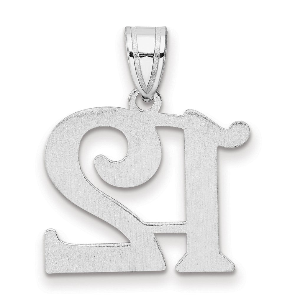 14kw Polished Number 12 Pendant