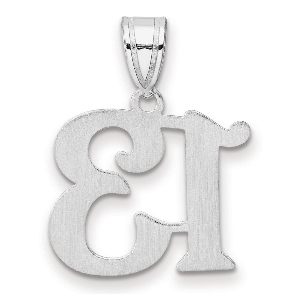 14kw Polished Number 13 Pendant