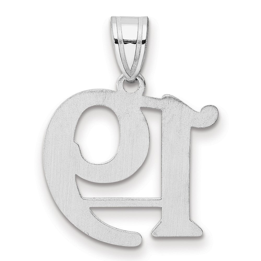 14kw Polished Number 19 Pendant