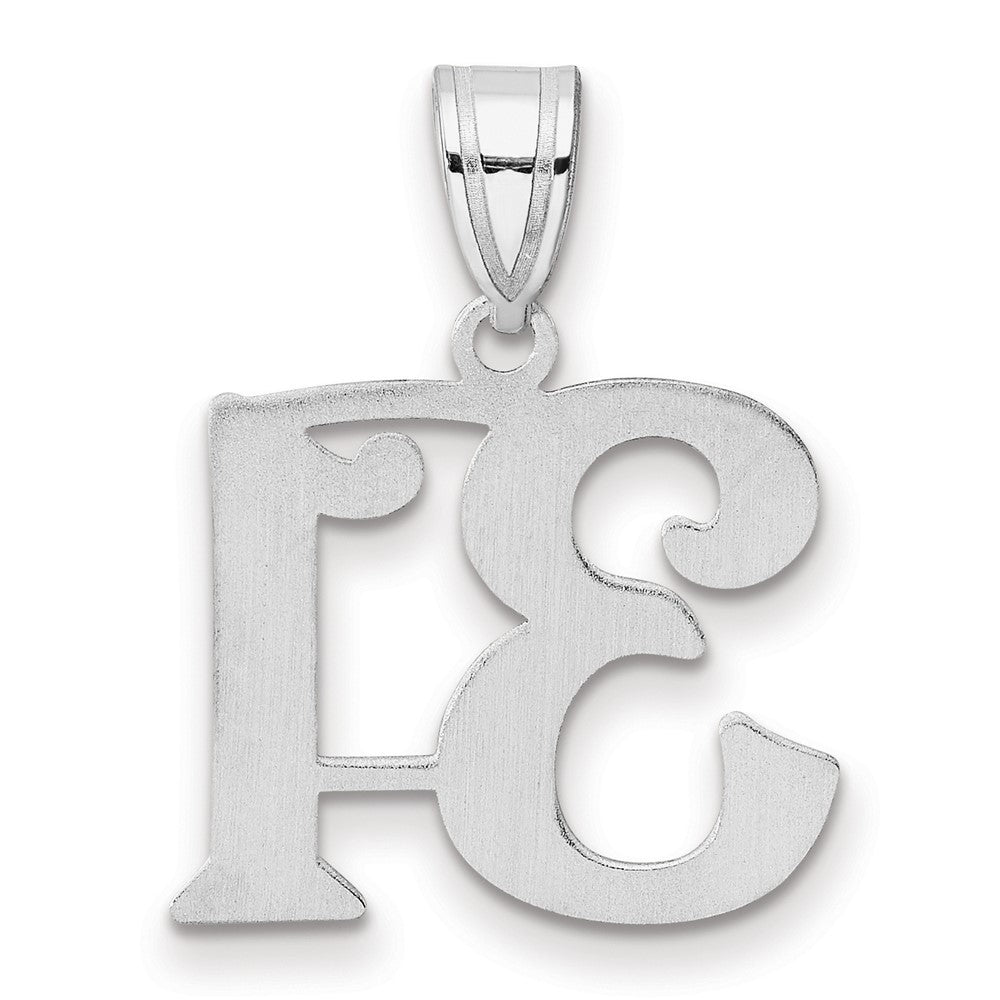 14kw Polished Number 31 Pendant