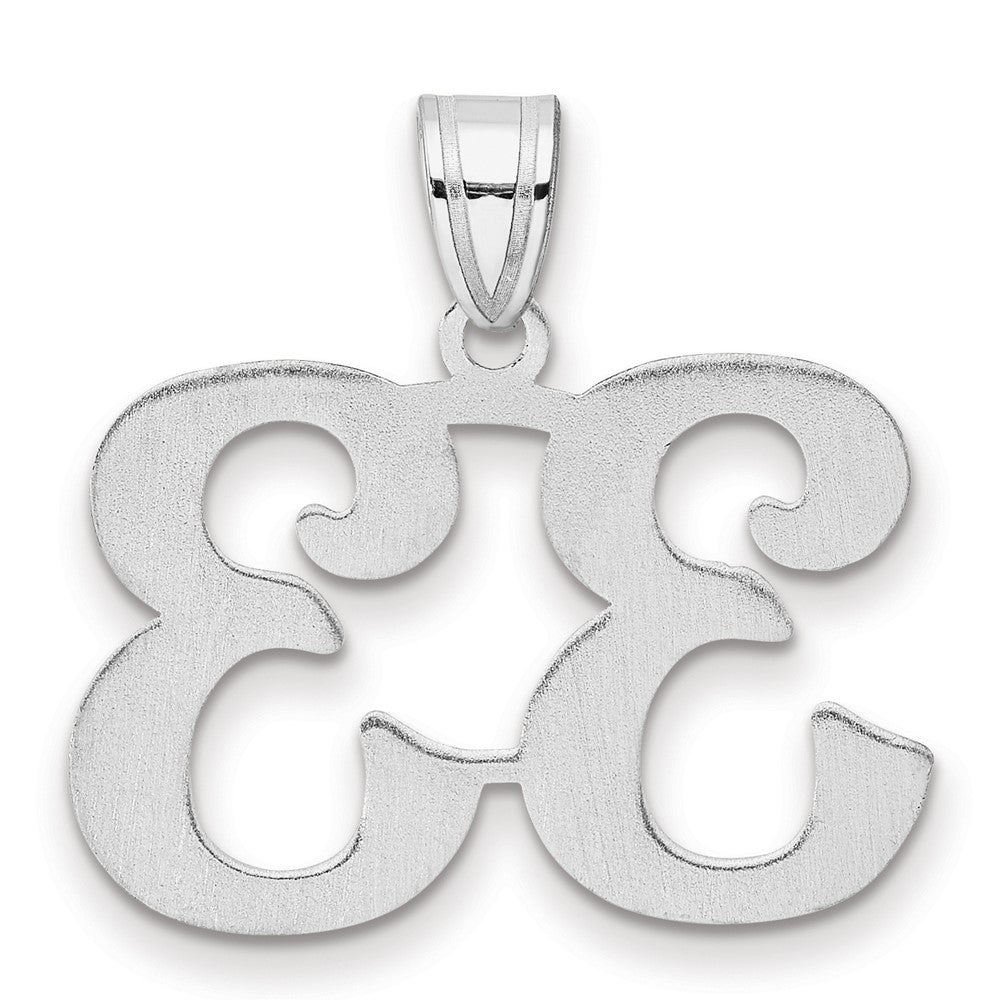 14kw Polished Number 33 Pendant