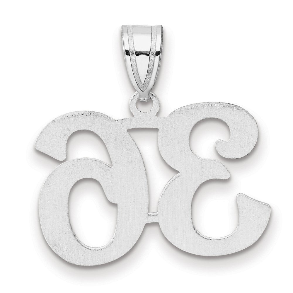 14kw Polished Number 36 Pendant