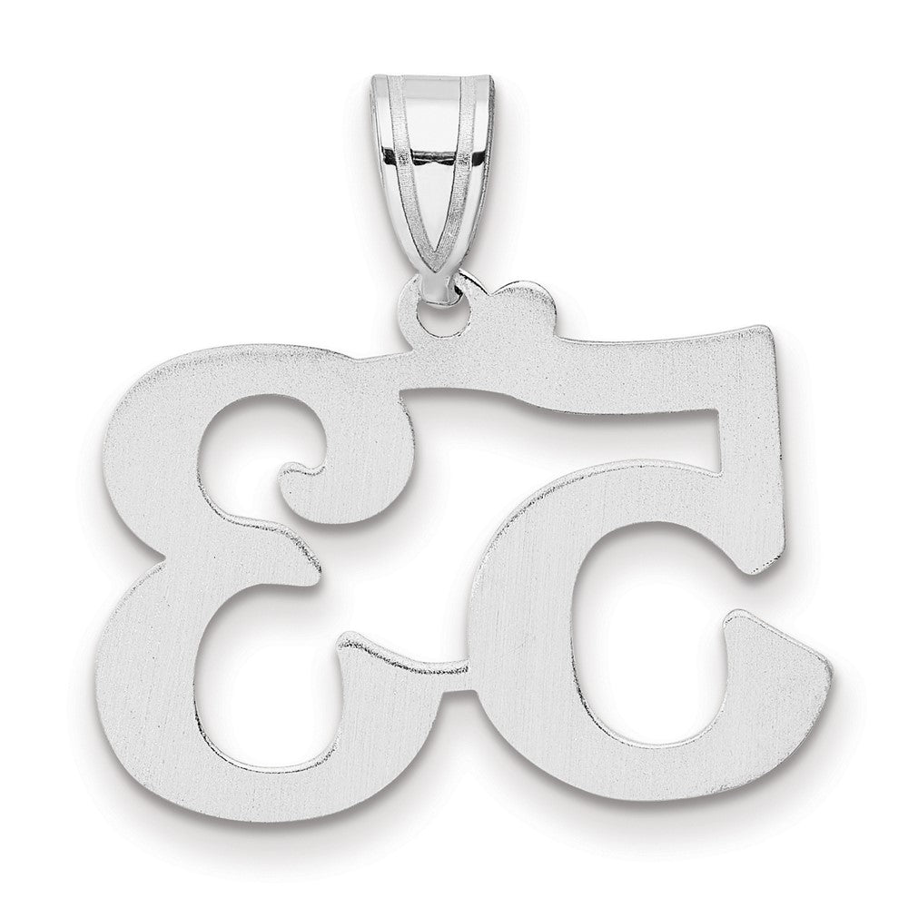 14kw Polished Number 53 Pendant