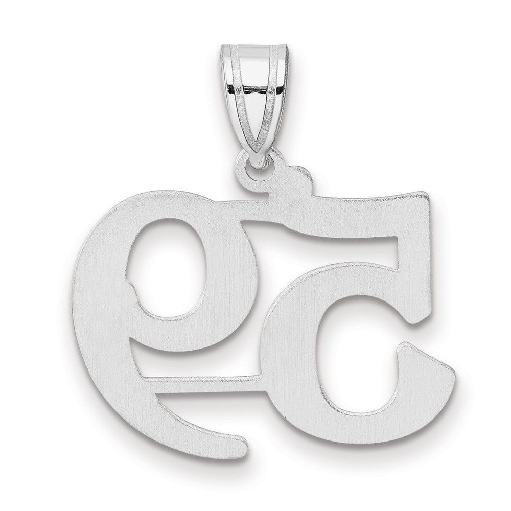 14kw Polished Number 59 Pendant