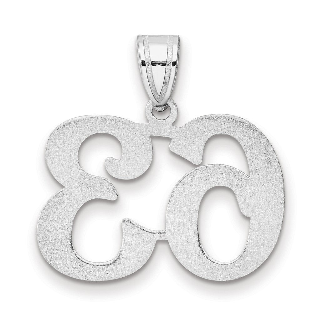 14kw Polished Number 63 Pendant