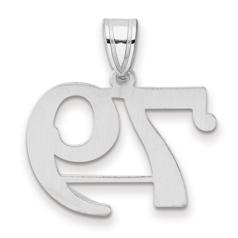 14kw Polished Number 79 Pendant