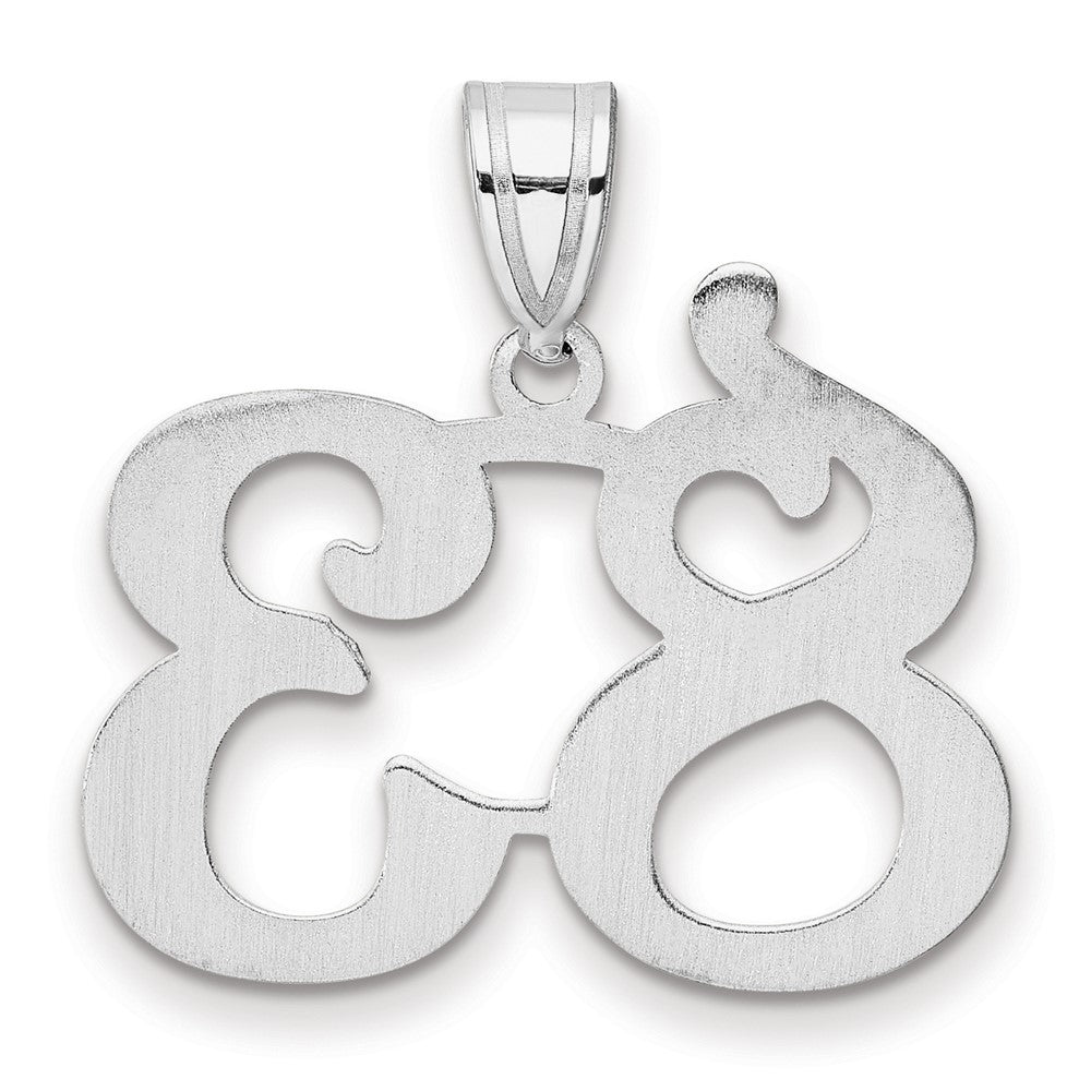 14kw Polished Number 83 Pendant