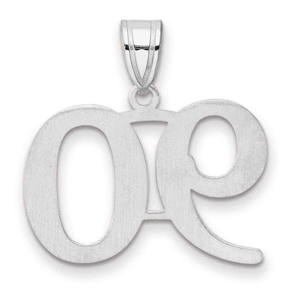 14kw Polished Number 90 Pendant