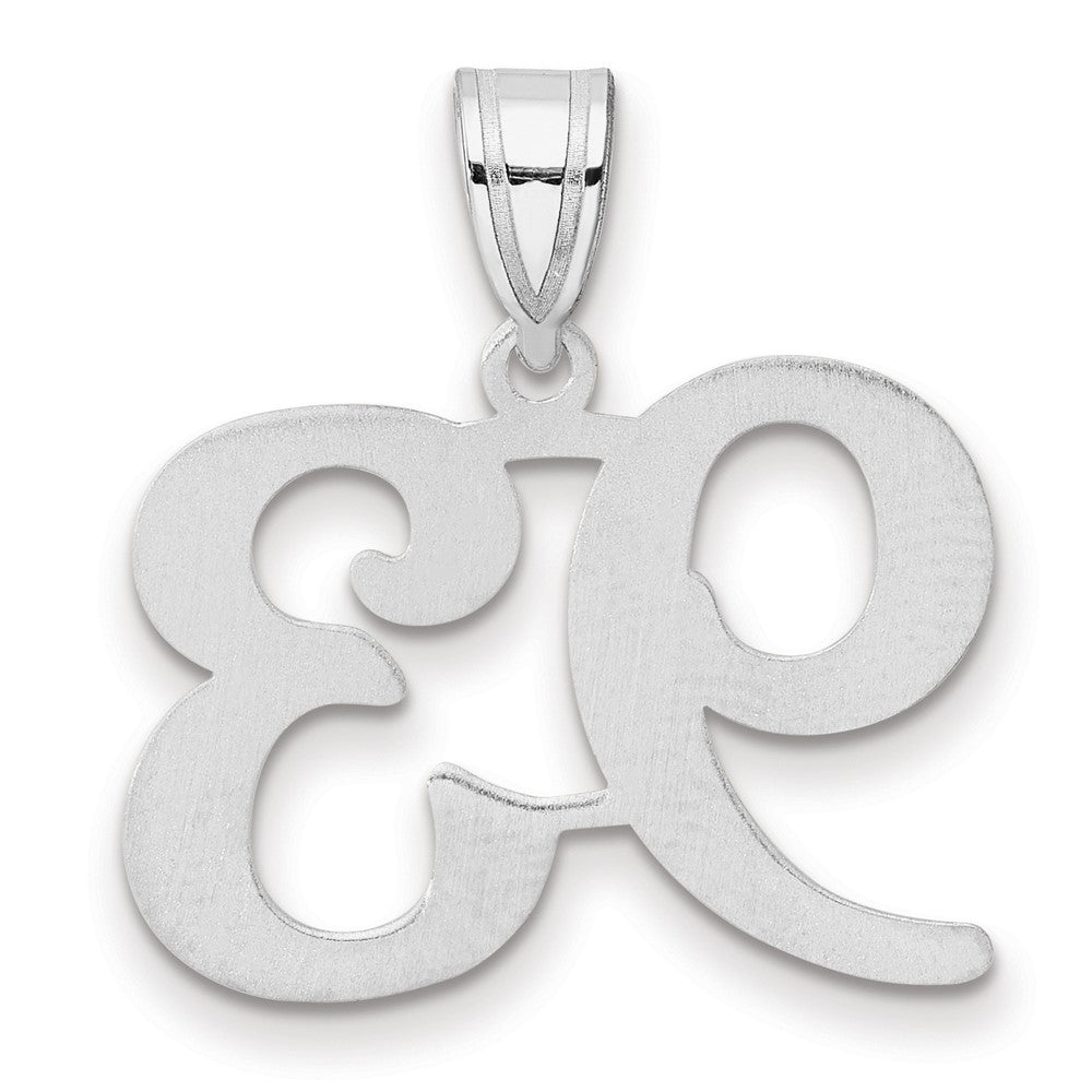 14kw Polished Number 93 Pendant