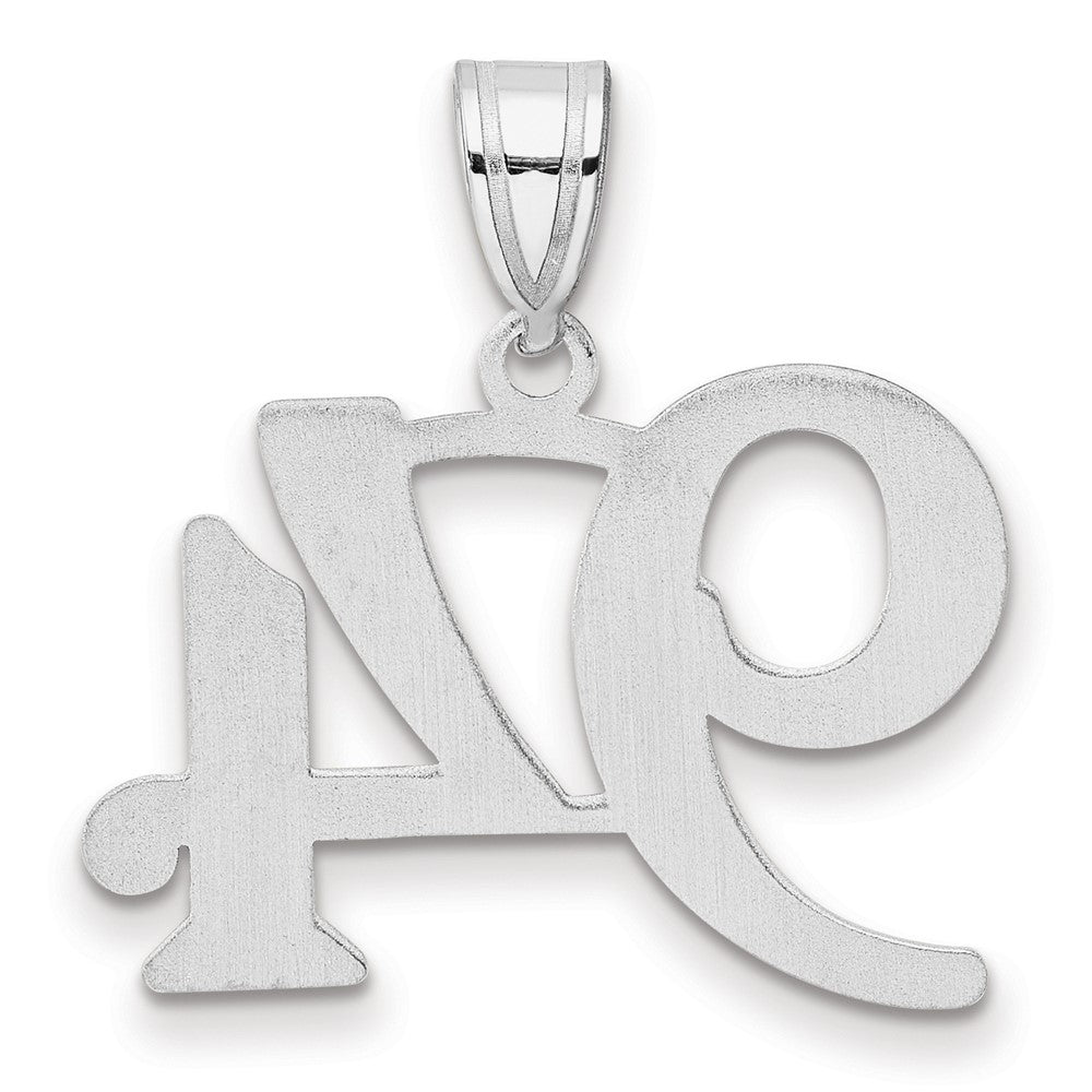14kw Polished Number 94 Pendant