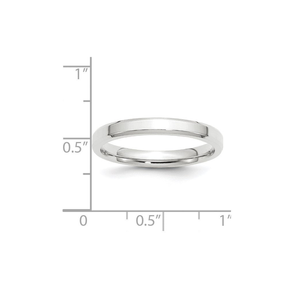 14KW 3mm Bevel Edge Comfort Fit Band