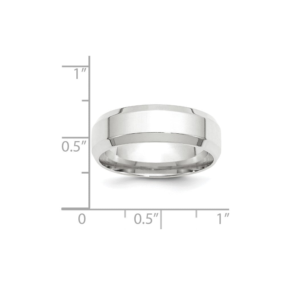 10KW 7mm Bevel Edge Comfort Fit Band
