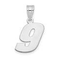 14kw Polished Block Number 9 Pendant