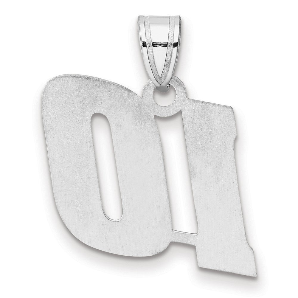 14kw Polished Block Number 10 Pendant