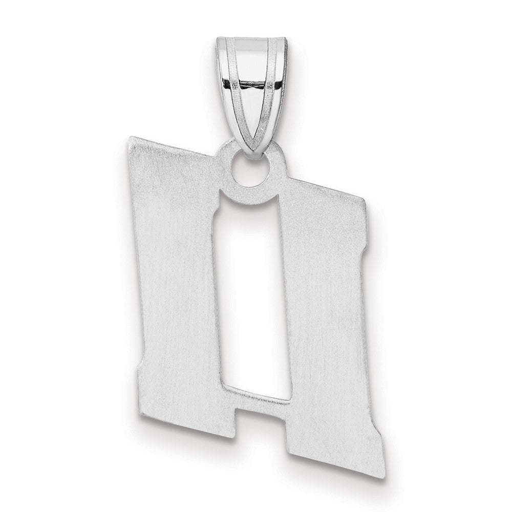 14kw Polished Block Number 11 Pendant