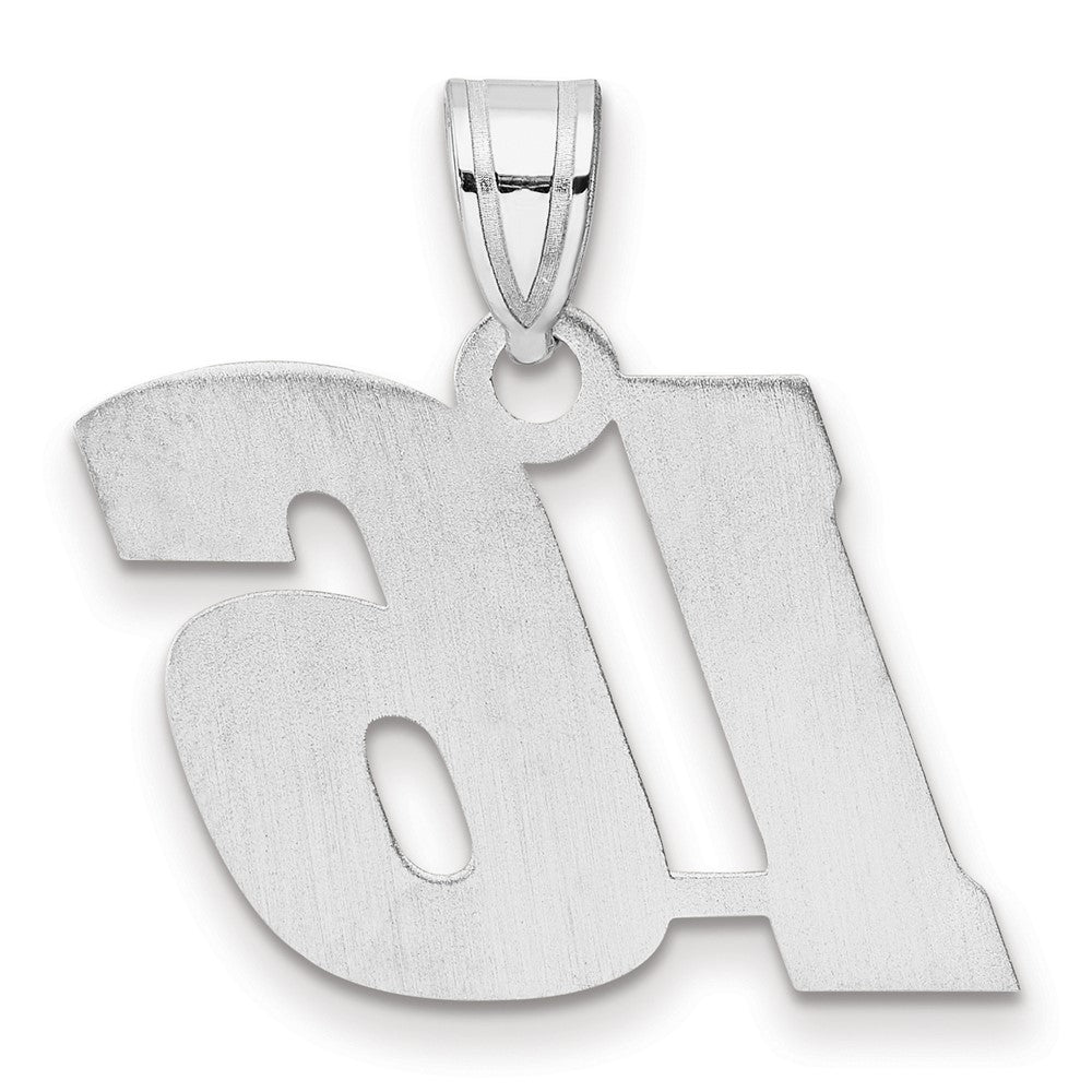 14kw Polished Block Number 16 Pendant