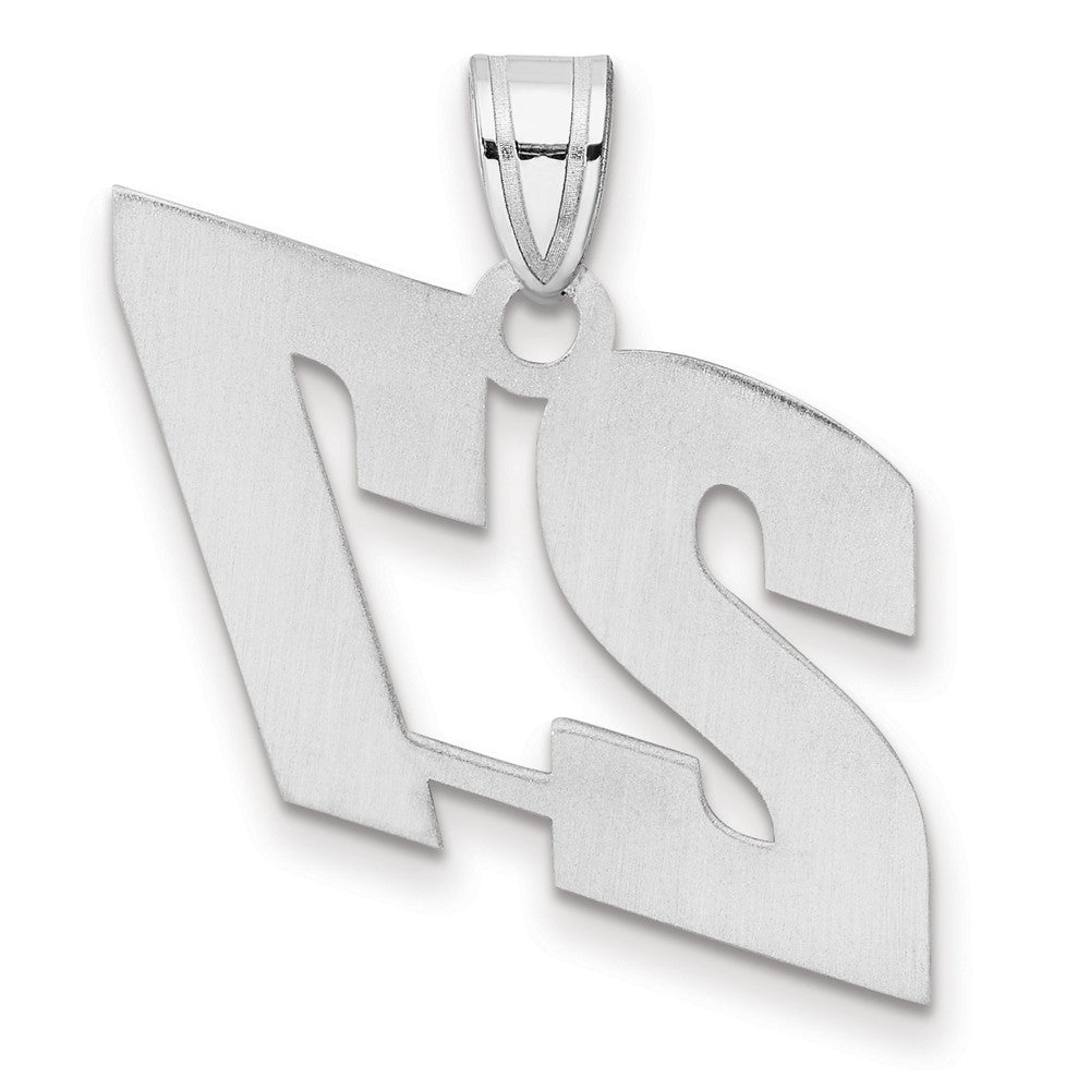14kw Polished Block Number 27 Pendant