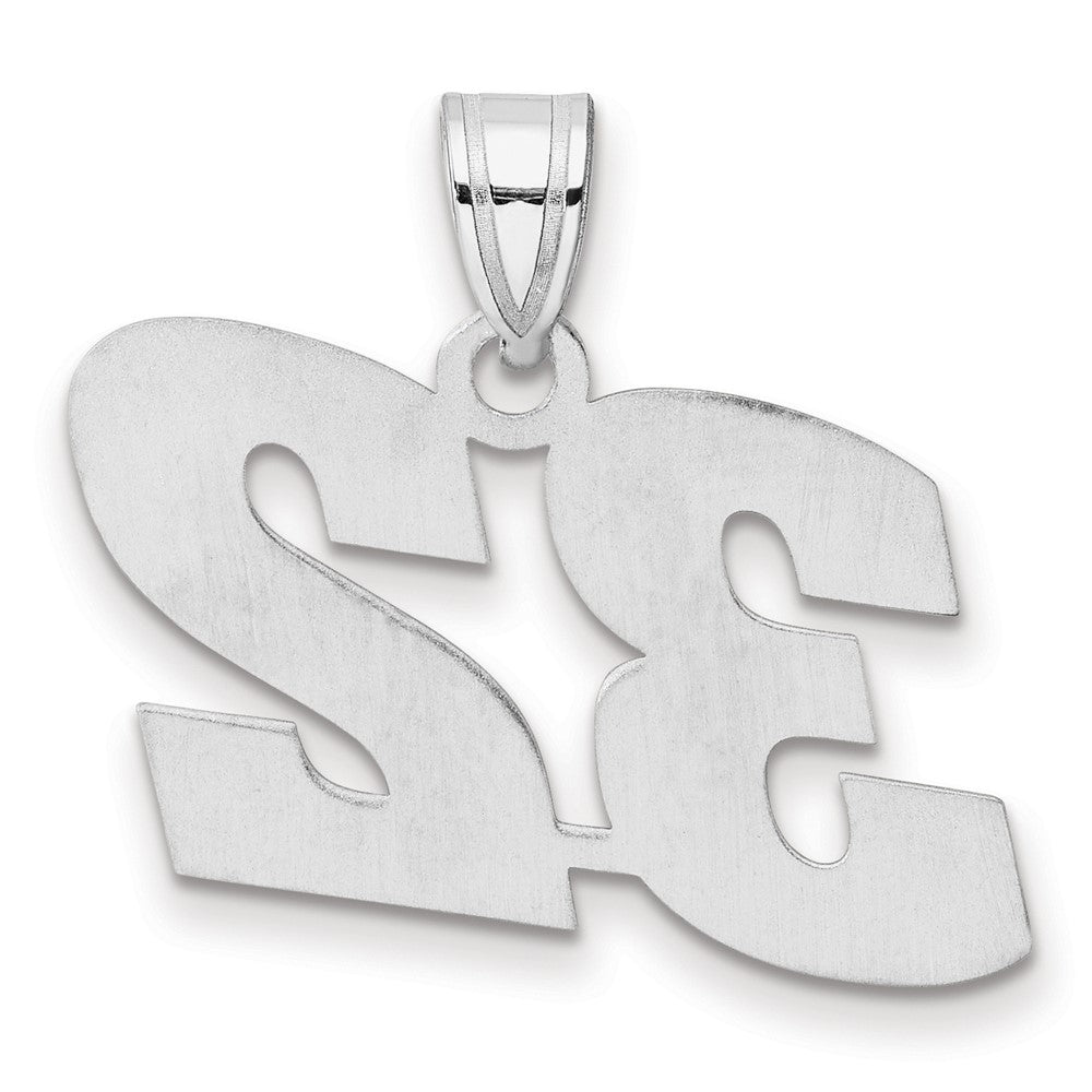 14kw Polished Block Number 32 Pendant