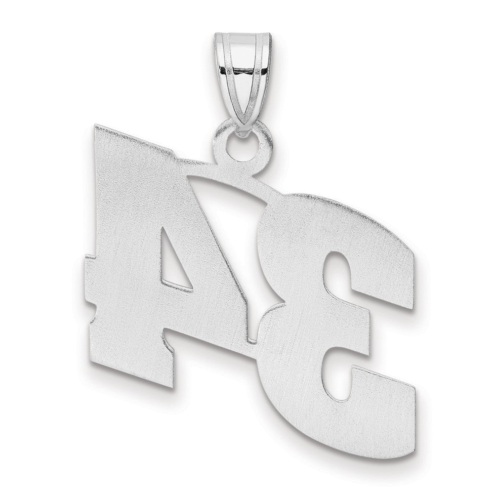 14kw Polished Block Number 34 Pendant