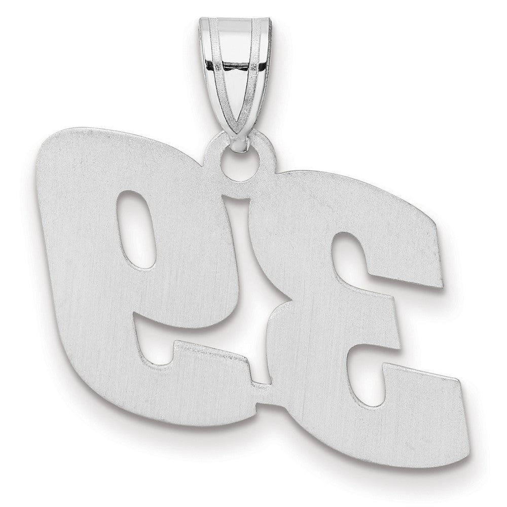 14kw Polished Block Number 39 Pendant