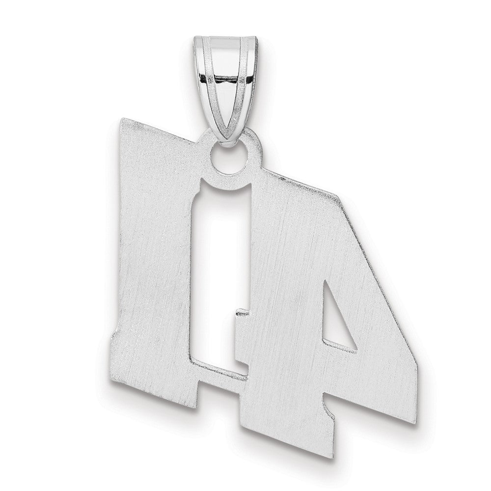 14kw Polished Block Number 41 Pendant