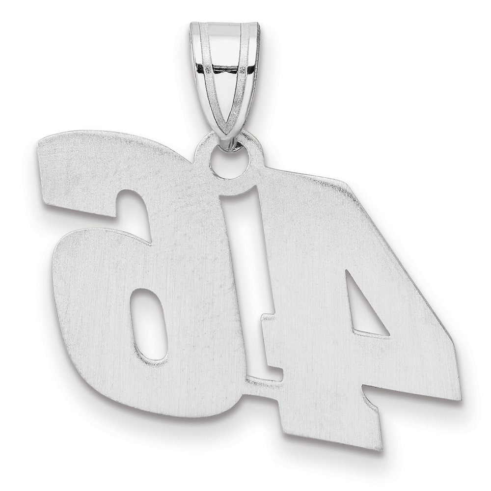 14kw Polished Block Number 46 Pendant