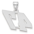 14kw Polished Block Number 47 Pendant