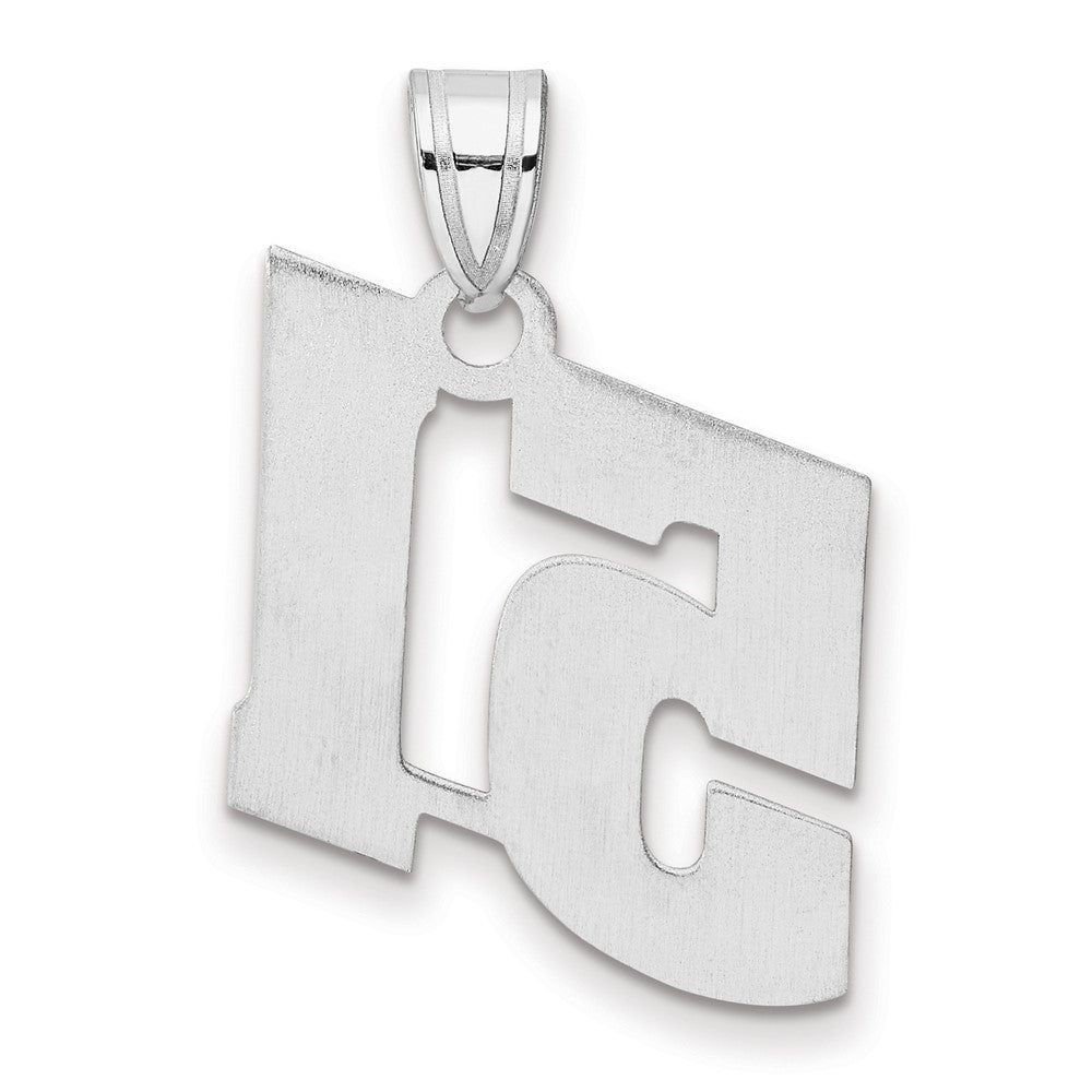 14kw Polished Block Number 51 Pendant