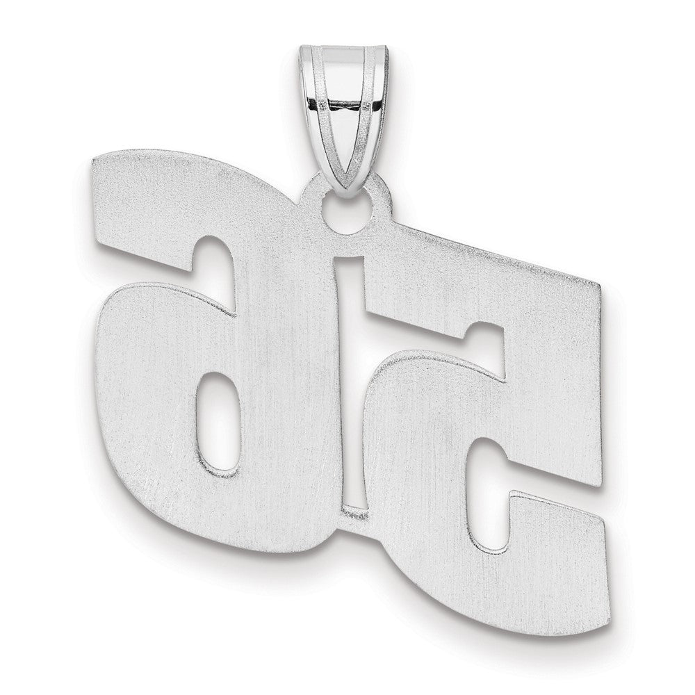 14kw Polished Block Number 56 Pendant