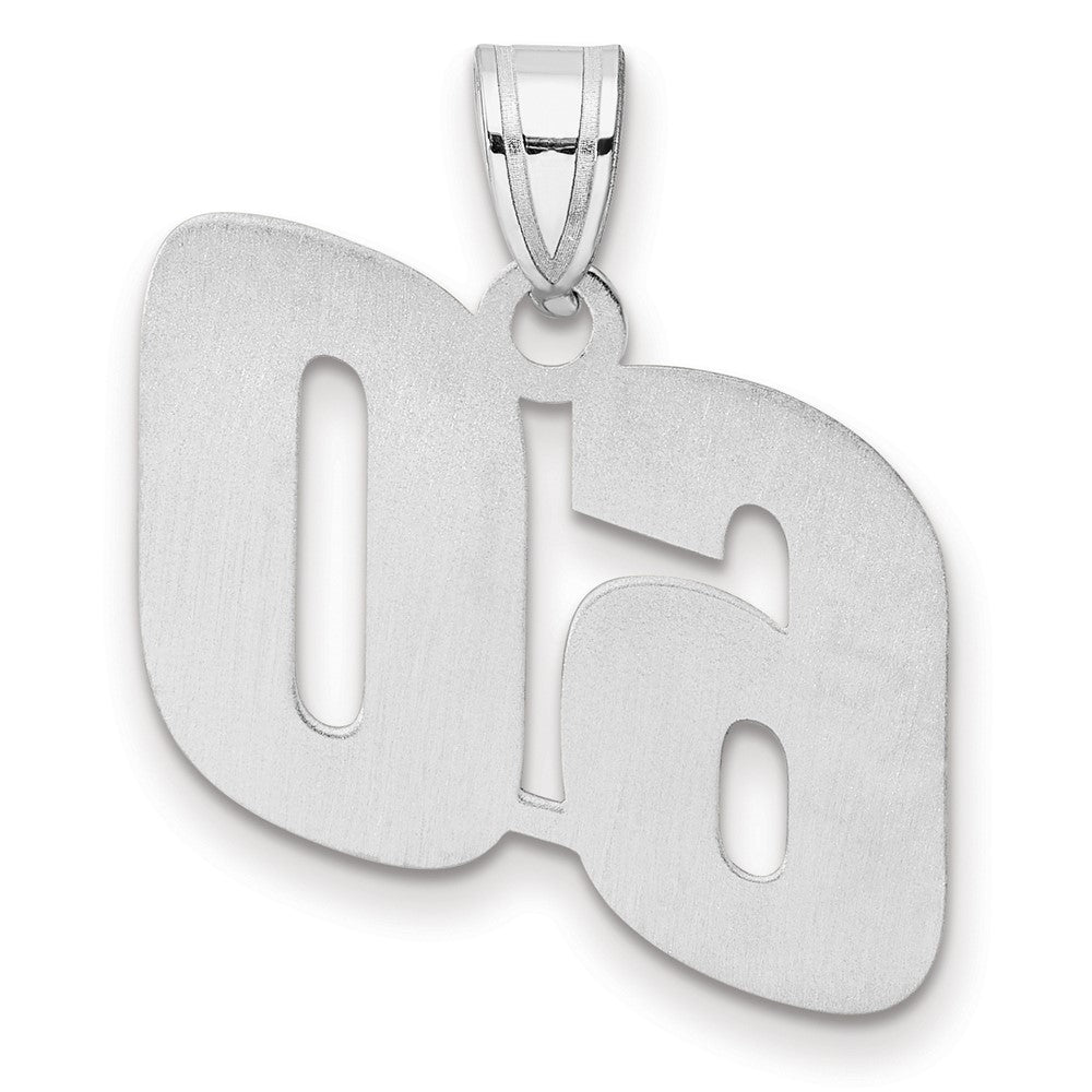 14kw Polished Block Number 60 Pendant