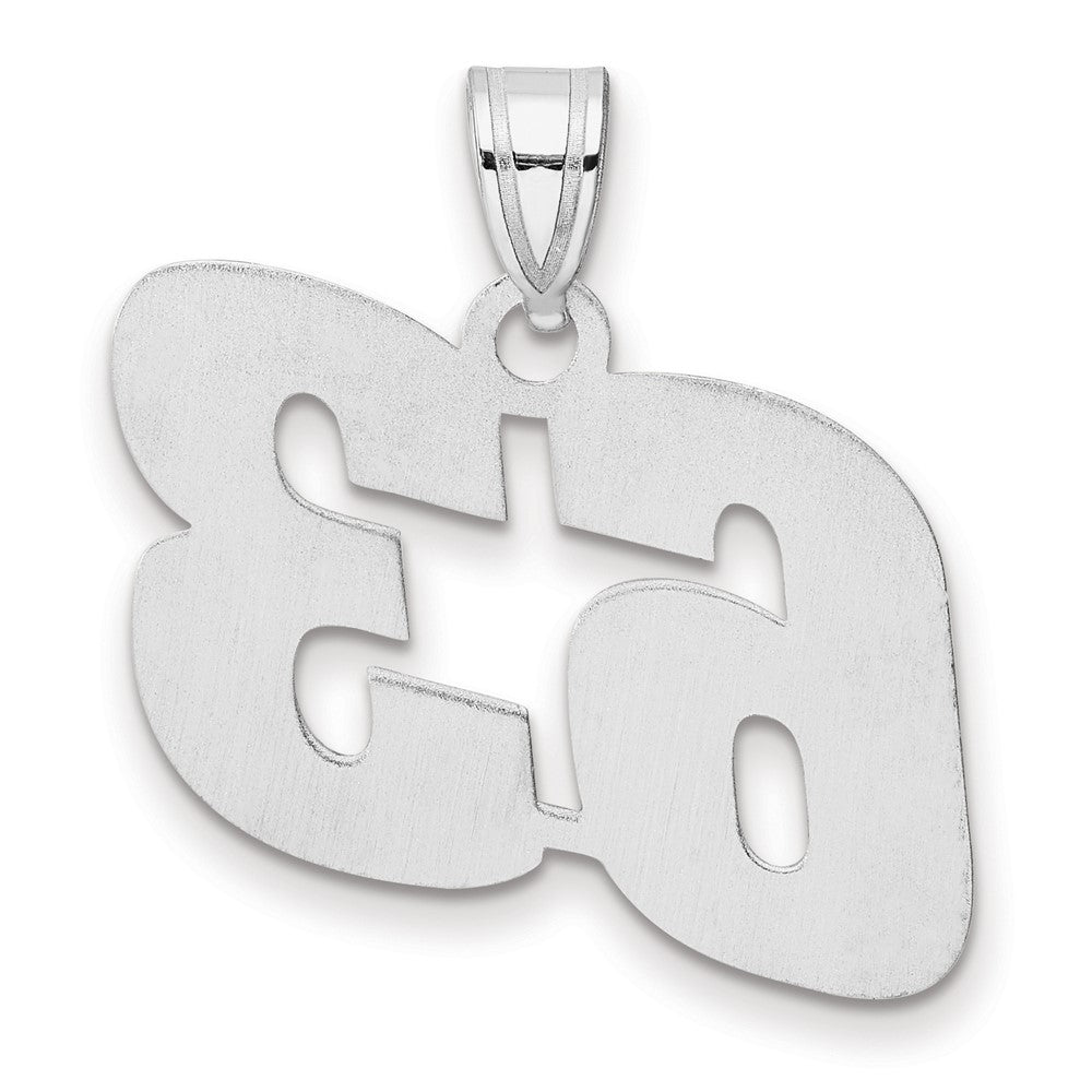 14kw Polished Block Number 63 Pendant