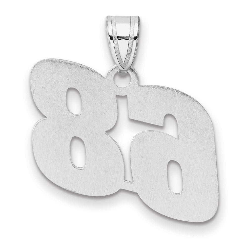 14kw Polished Block Number 68 Pendant