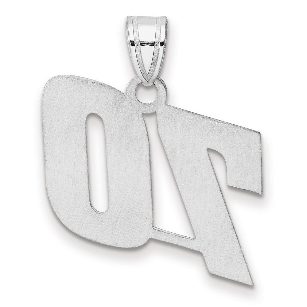 14kw Polished Block Number 70 Pendant