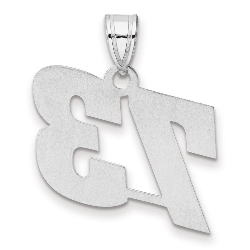 14kw Polished Block Number 73 Pendant