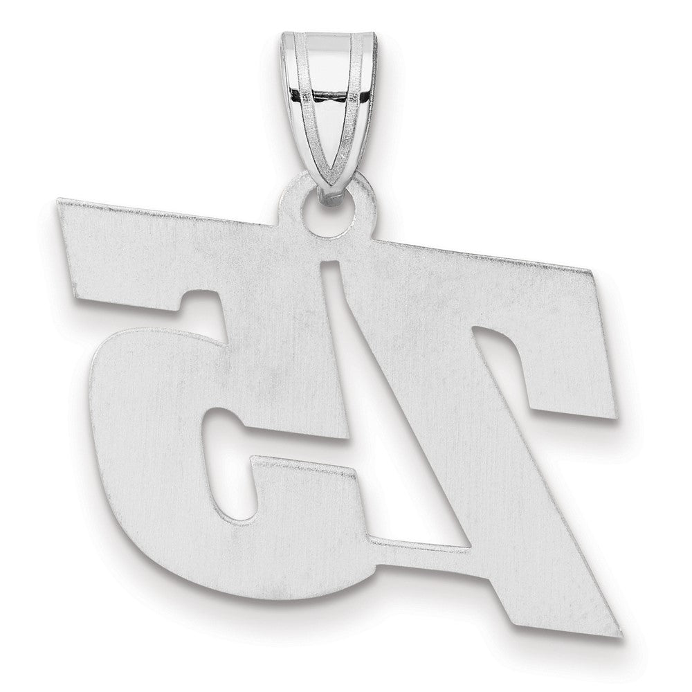 14kw Polished Block Number 75 Pendant